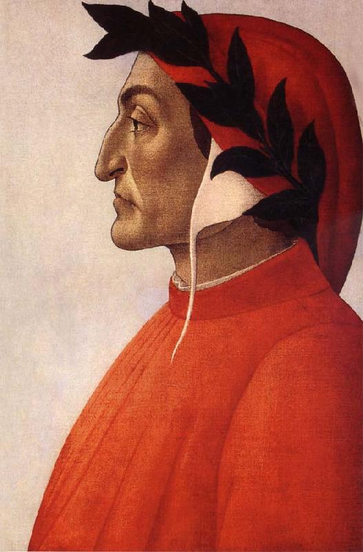 Sandro Botticelli Portrat of Dante oil painting image